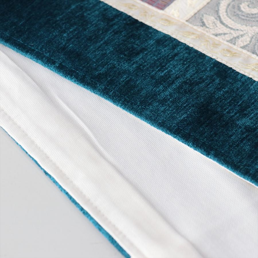 マルチカバー　モザイクパッチワーク 95x95cmサイズ シュニール素材 |  | 05