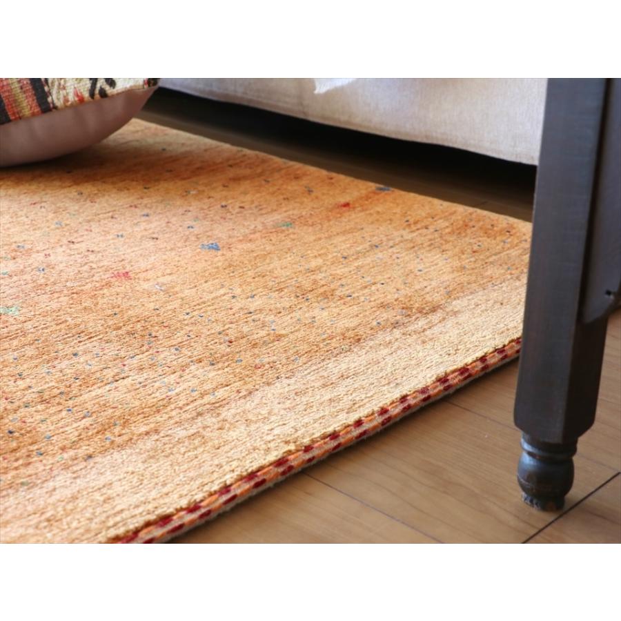 ギャッベ　Gabbeh　ロリアタシュ138x90cm マスタードイエロー | ブランド登録なし | 09