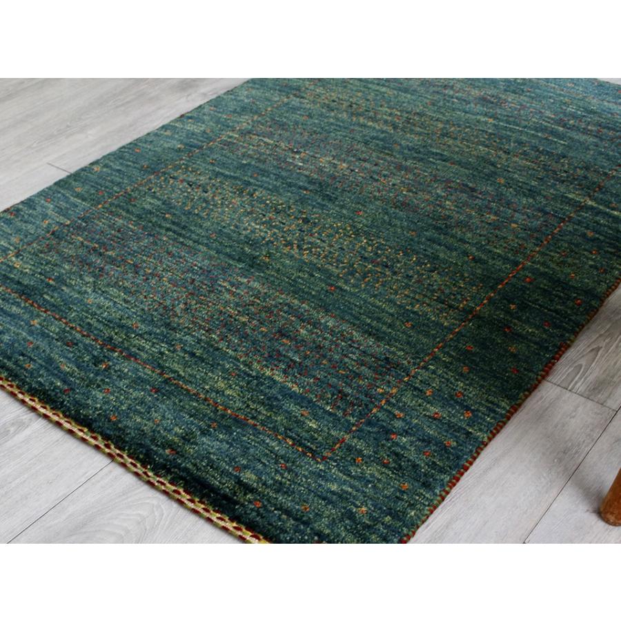 ギャッベ/ ギャベ  バナフシェ アクセントラグサイズ118×77cmブルーグリーングラデーション | ブランド登録なし | 03