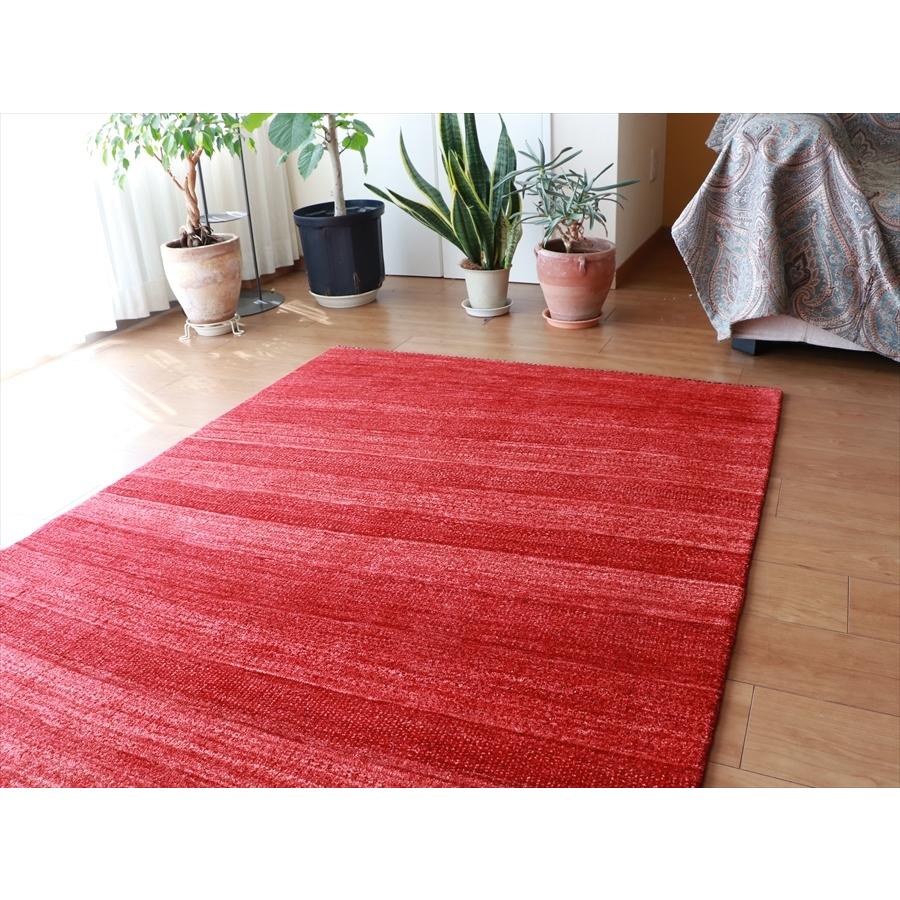ギャッベBanafsheh/バナフシェ 176x117cm センターラグサイズ　レッドグラデーション　OUTLET | ブランド登録なし | 02
