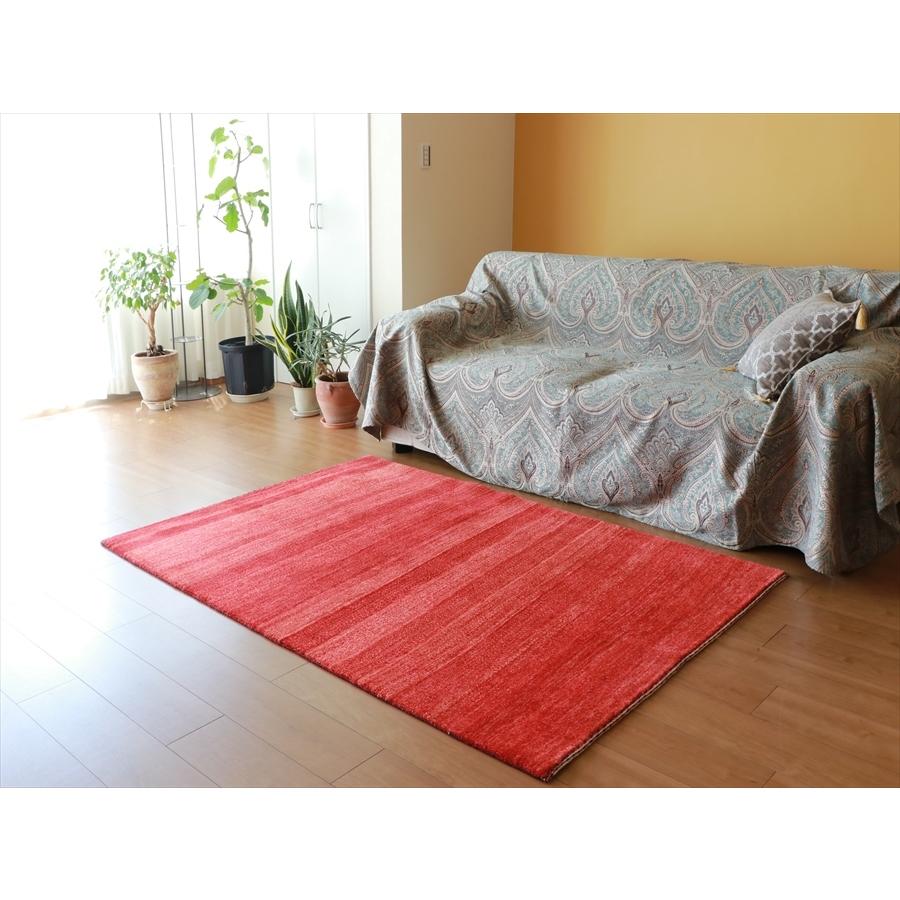 ギャッベBanafsheh/バナフシェ 176x117cm センターラグサイズ　レッドグラデーション　OUTLET | ブランド登録なし | 03