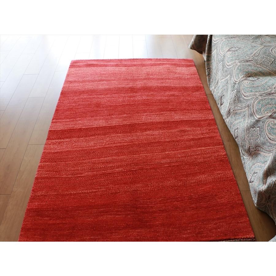ギャッベBanafsheh/バナフシェ 176x117cm センターラグサイズ　レッドグラデーション　OUTLET | ブランド登録なし | 04