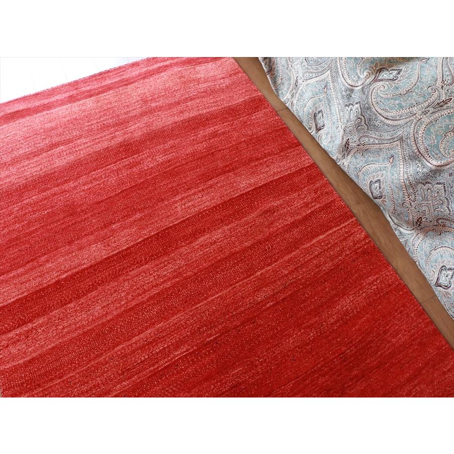 ギャッベBanafsheh/バナフシェ 176x117cm センターラグサイズ　レッドグラデーション　OUTLET | ブランド登録なし | 06