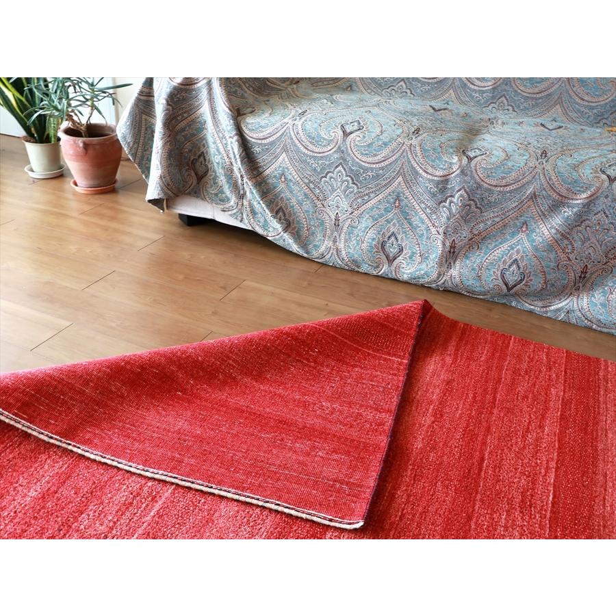 ギャッベBanafsheh/バナフシェ 176x117cm センターラグサイズ　レッドグラデーション　OUTLET | ブランド登録なし | 08