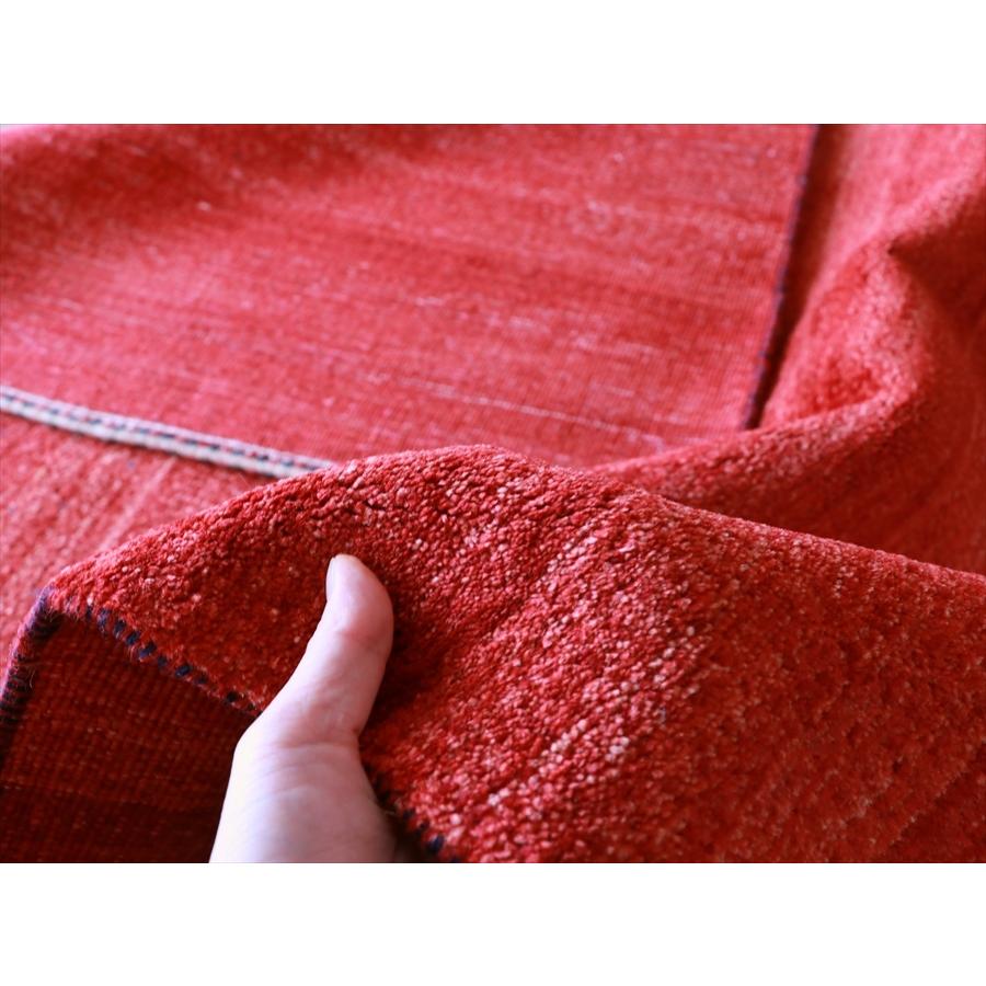 ギャッベBanafsheh/バナフシェ 176x117cm センターラグサイズ　レッドグラデーション　OUTLET | ブランド登録なし | 09