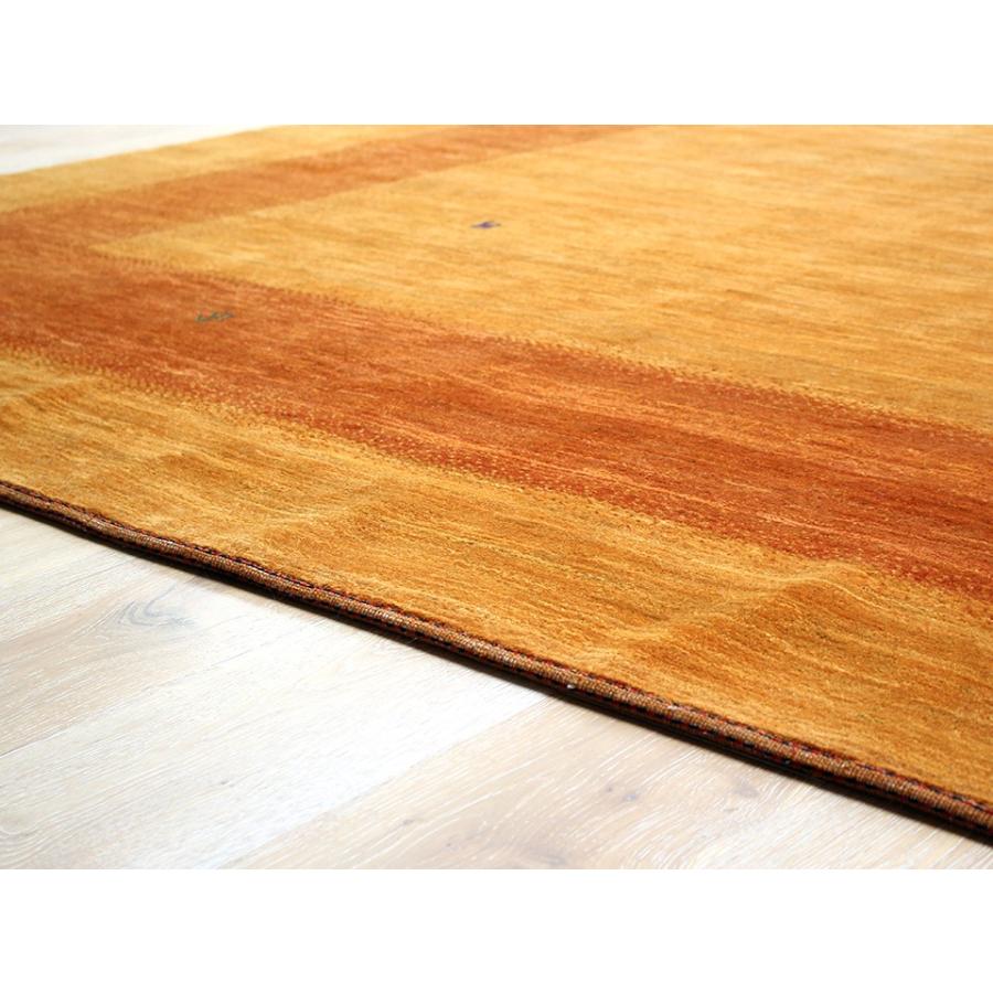 ギャッベ/ ギャベ  Banafsheh/バナフシェ 大型ルームサイズ348x255cm イエローオレンジのツートーン | ブランド登録なし | 11