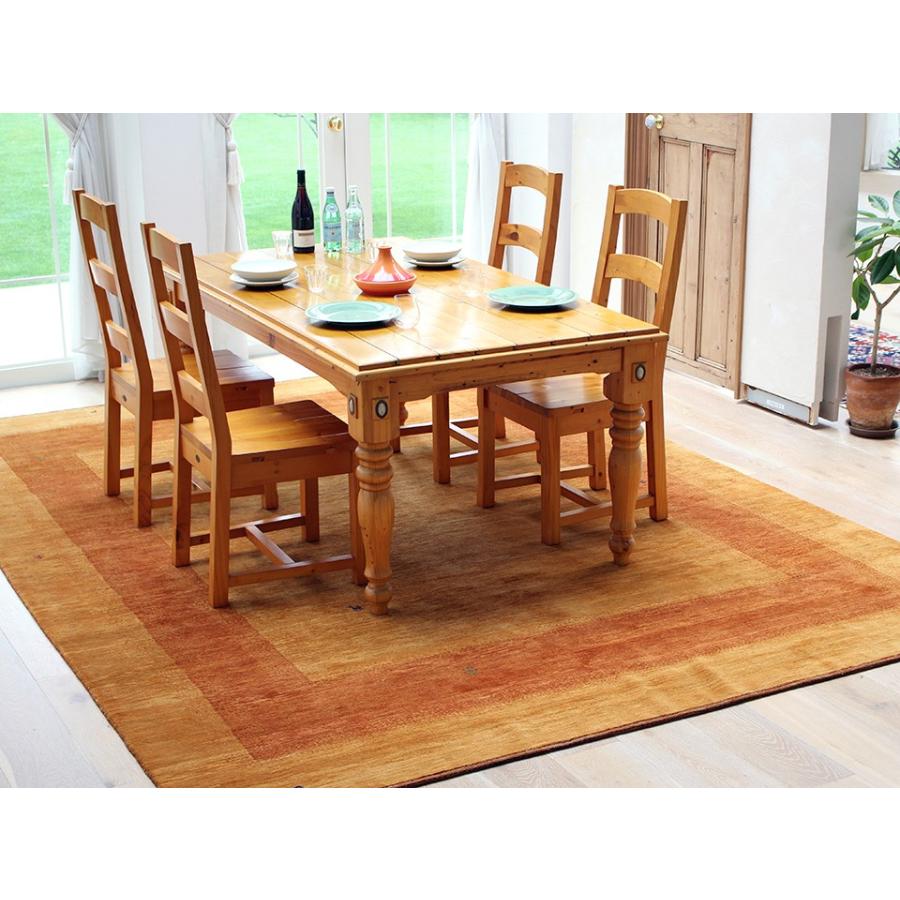 ギャッベ/ ギャベ  Banafsheh/バナフシェ 大型ルームサイズ348x255cm イエローオレンジのツートーン | ブランド登録なし | 13