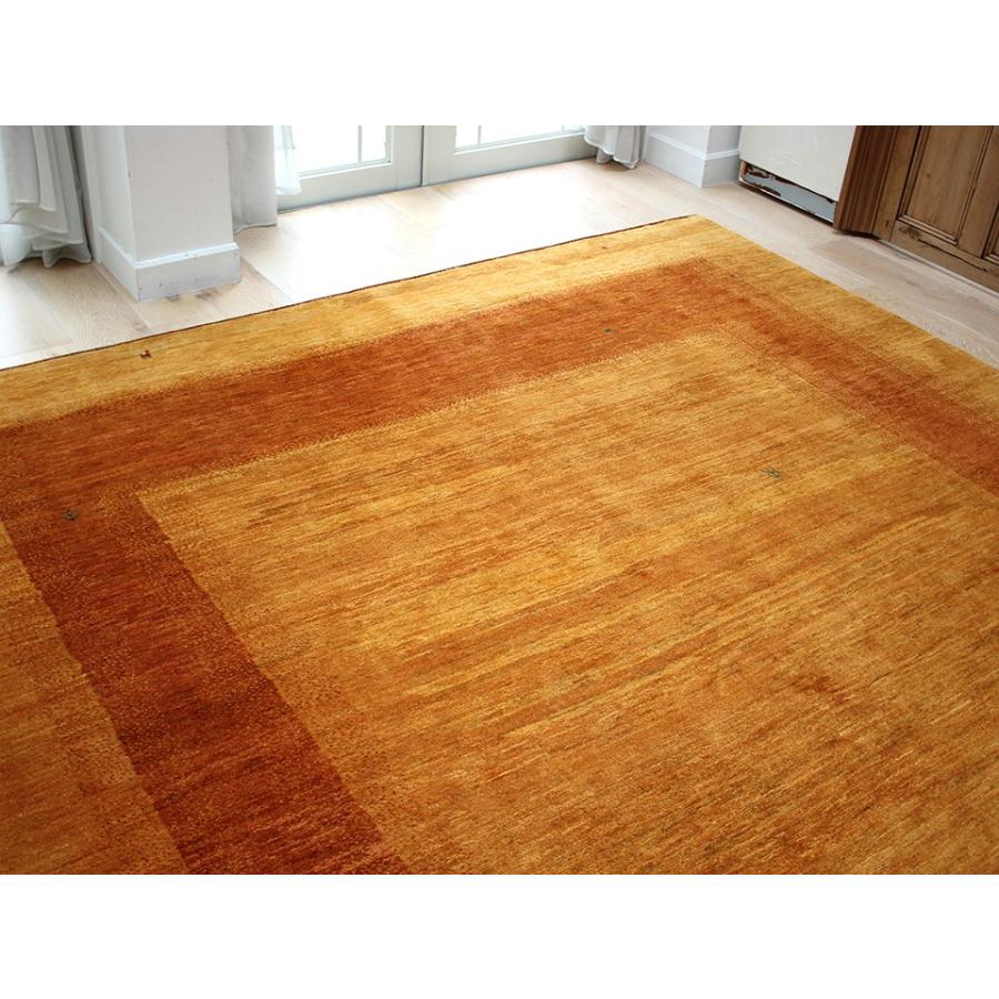 ギャッベ/ ギャベ  Banafsheh/バナフシェ 大型ルームサイズ348x255cm イエローオレンジのツートーン | ブランド登録なし | 02