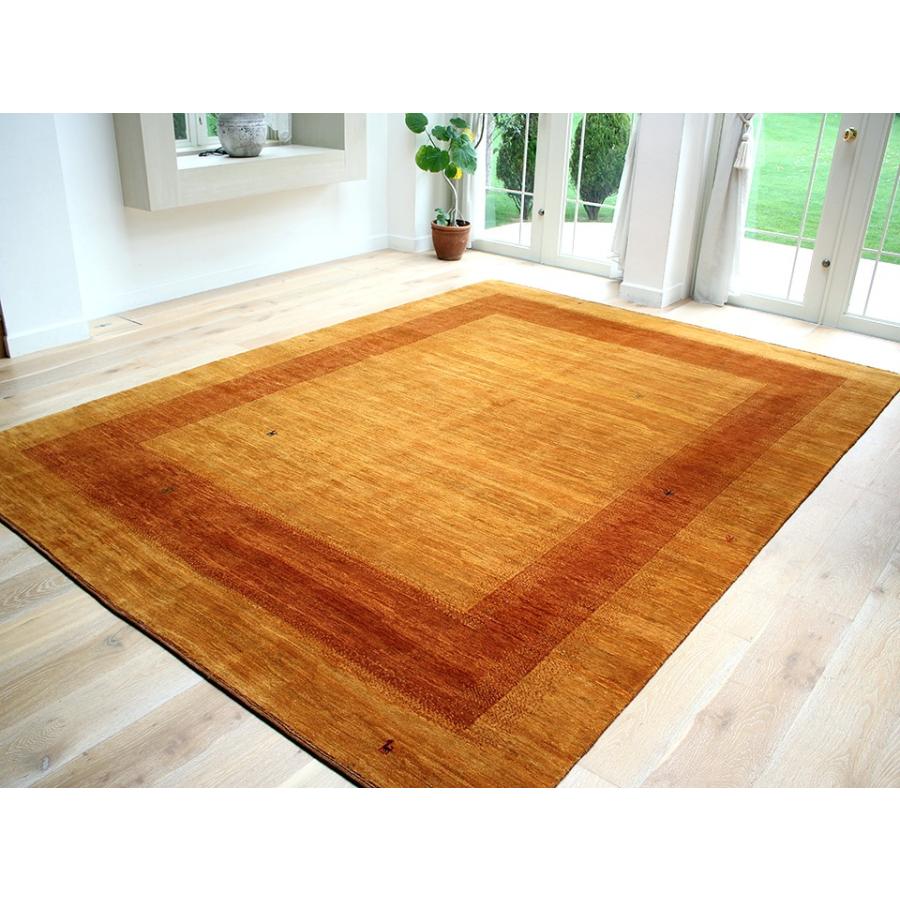 ギャッベ/ ギャベ  Banafsheh/バナフシェ 大型ルームサイズ348x255cm イエローオレンジのツートーン | ブランド登録なし | 03