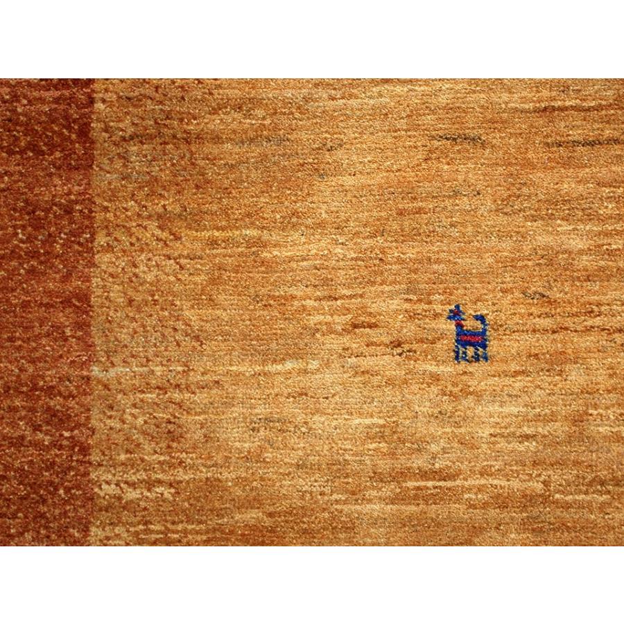 ギャッベ/ ギャベ  Banafsheh/バナフシェ 大型ルームサイズ348x255cm イエローオレンジのツートーン | ブランド登録なし | 06