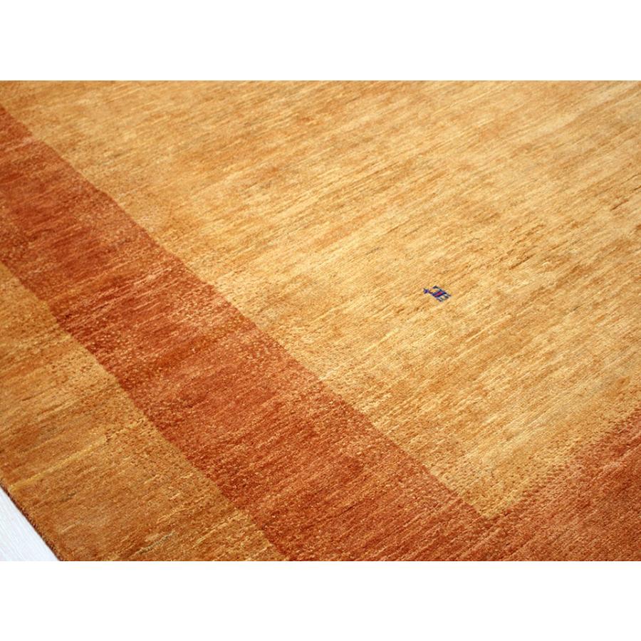 ギャッベ/ ギャベ  Banafsheh/バナフシェ 大型ルームサイズ348x255cm イエローオレンジのツートーン | ブランド登録なし | 09