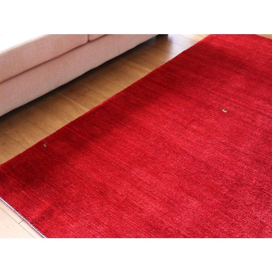 ギャッベ　 ギャベ  カシュカイ族の手織りラグ バナフシェBanafsheh/大型ルームサイズ226x210cm レッド 動物と植物のモチーフ | ブランド登録なし | 03