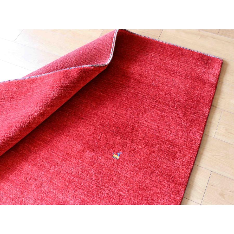 ギャッベ　 ギャベ  カシュカイ族の手織りラグ バナフシェBanafsheh/大型ルームサイズ226x210cm レッド 動物と植物のモチーフ | ブランド登録なし | 08