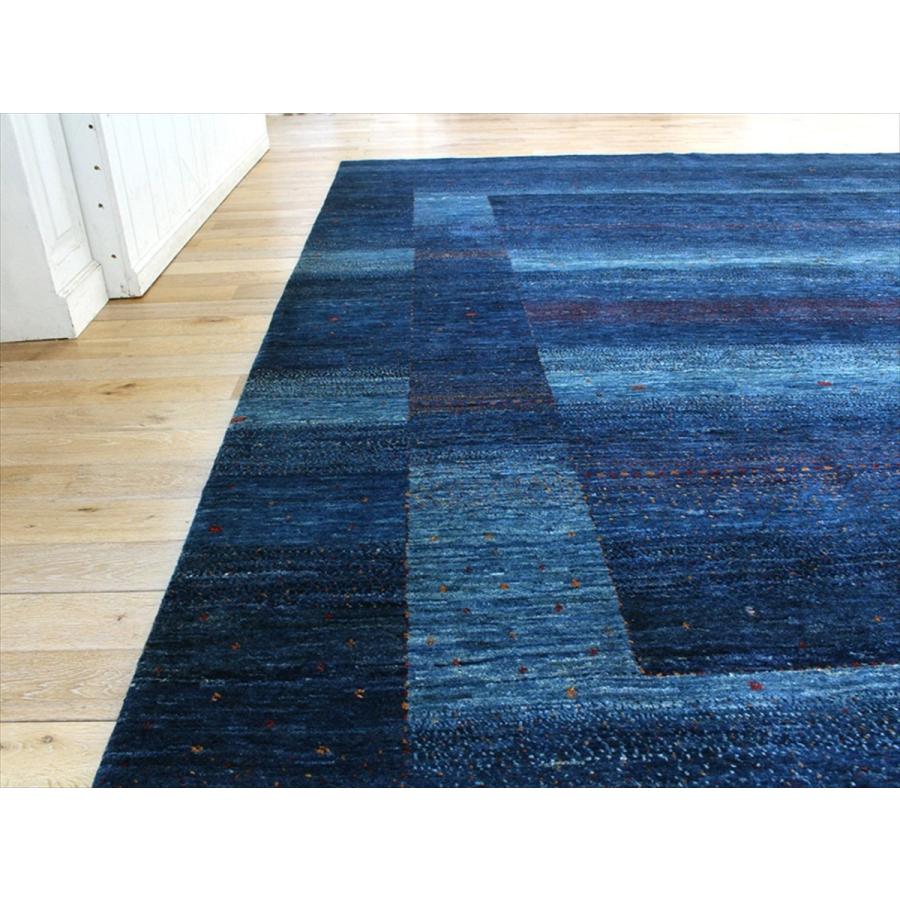 ギャッベ ロリアタシュ　LoriAtash 300x243cm ブルーグラデーション　正方形7.5m2　最上級の細かな織り | ブランド登録なし | 11