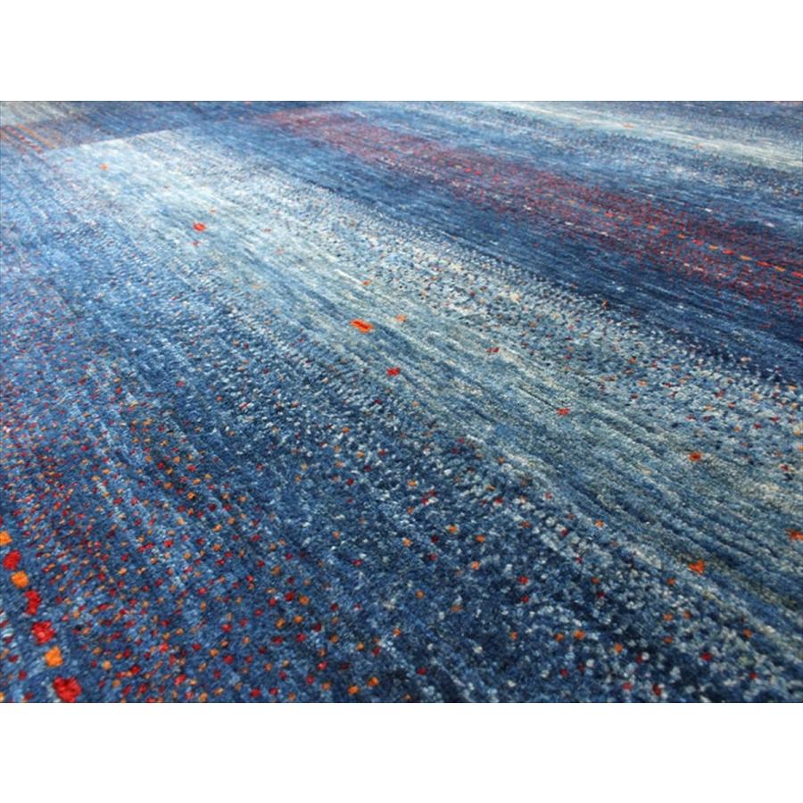 ギャッベ ロリアタシュ　LoriAtash 300x243cm ブルーグラデーション　正方形7.5m2　最上級の細かな織り | ブランド登録なし | 14