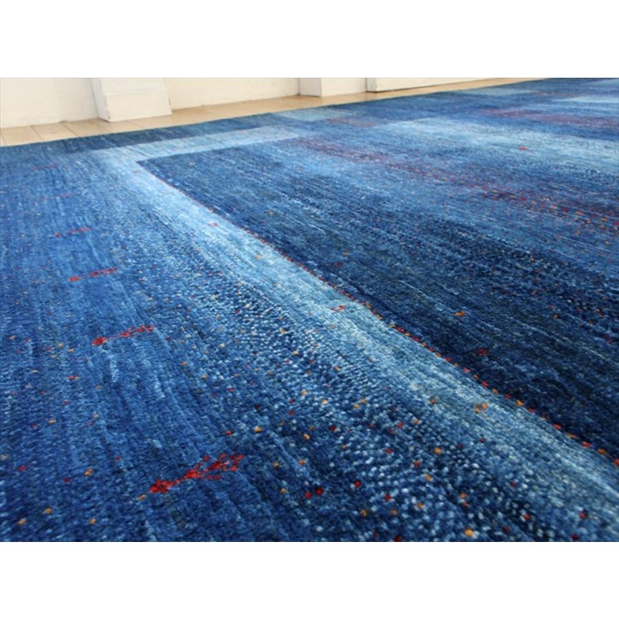ギャッベ ロリアタシュ　LoriAtash 300x243cm ブルーグラデーション　正方形7.5m2　最上級の細かな織り | ブランド登録なし | 16