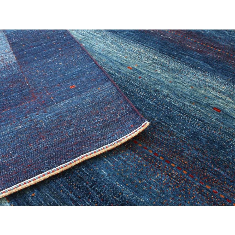 ギャッベ ロリアタシュ　LoriAtash 300x243cm ブルーグラデーション　正方形7.5m2　最上級の細かな織り | ブランド登録なし | 17