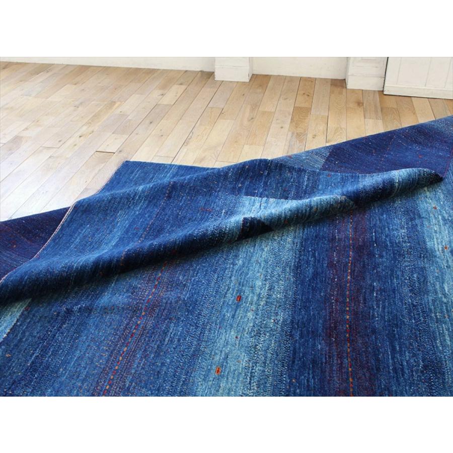 ギャッベ ロリアタシュ　LoriAtash 300x243cm ブルーグラデーション　正方形7.5m2　最上級の細かな織り | ブランド登録なし | 18