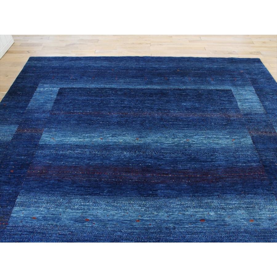 ギャッベ ロリアタシュ　LoriAtash 300x243cm ブルーグラデーション　正方形7.5m2　最上級の細かな織り | ブランド登録なし | 03