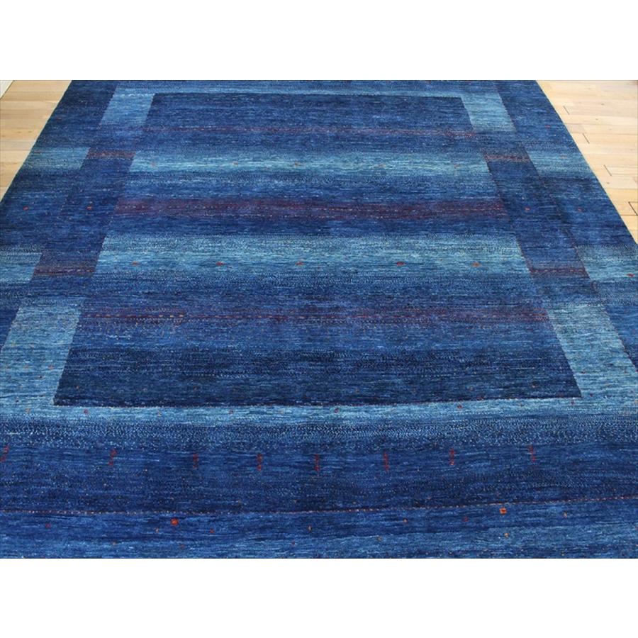 ギャッベ ロリアタシュ　LoriAtash 300x243cm ブルーグラデーション　正方形7.5m2　最上級の細かな織り | ブランド登録なし | 04