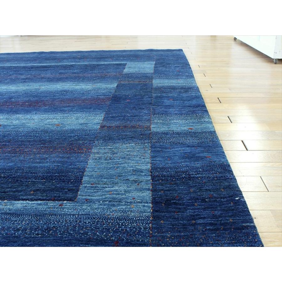 ギャッベ ロリアタシュ　LoriAtash 300x243cm ブルーグラデーション　正方形7.5m2　最上級の細かな織り | ブランド登録なし | 07