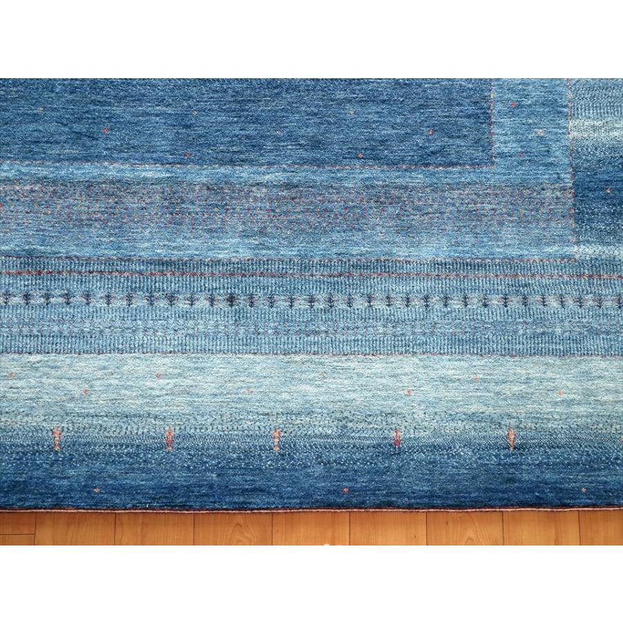 ギャッベ ロリアタシュ LoriAtash 大型ルームサイズ288x253cm ブルーグラデーション | ブランド登録なし | 05