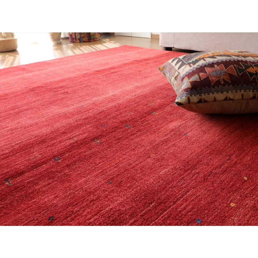 ギャッベ　ギャベ　ロリアタシュ LoriAtash 298x217cm 最高級の細かな織り 大型ルームサイズ レッド ストライプ | ブランド登録なし | 11