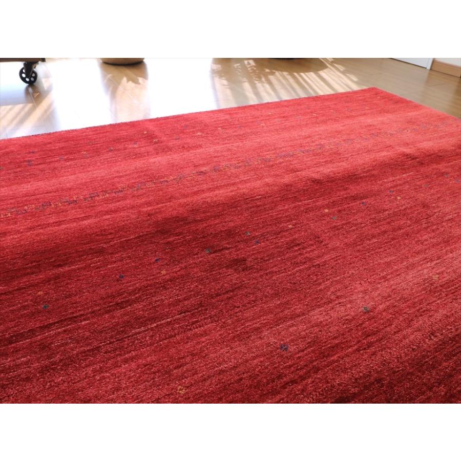ギャッベ　ギャベ　ロリアタシュ LoriAtash 298x217cm 最高級の細かな織り 大型ルームサイズ レッド ストライプ | ブランド登録なし | 02