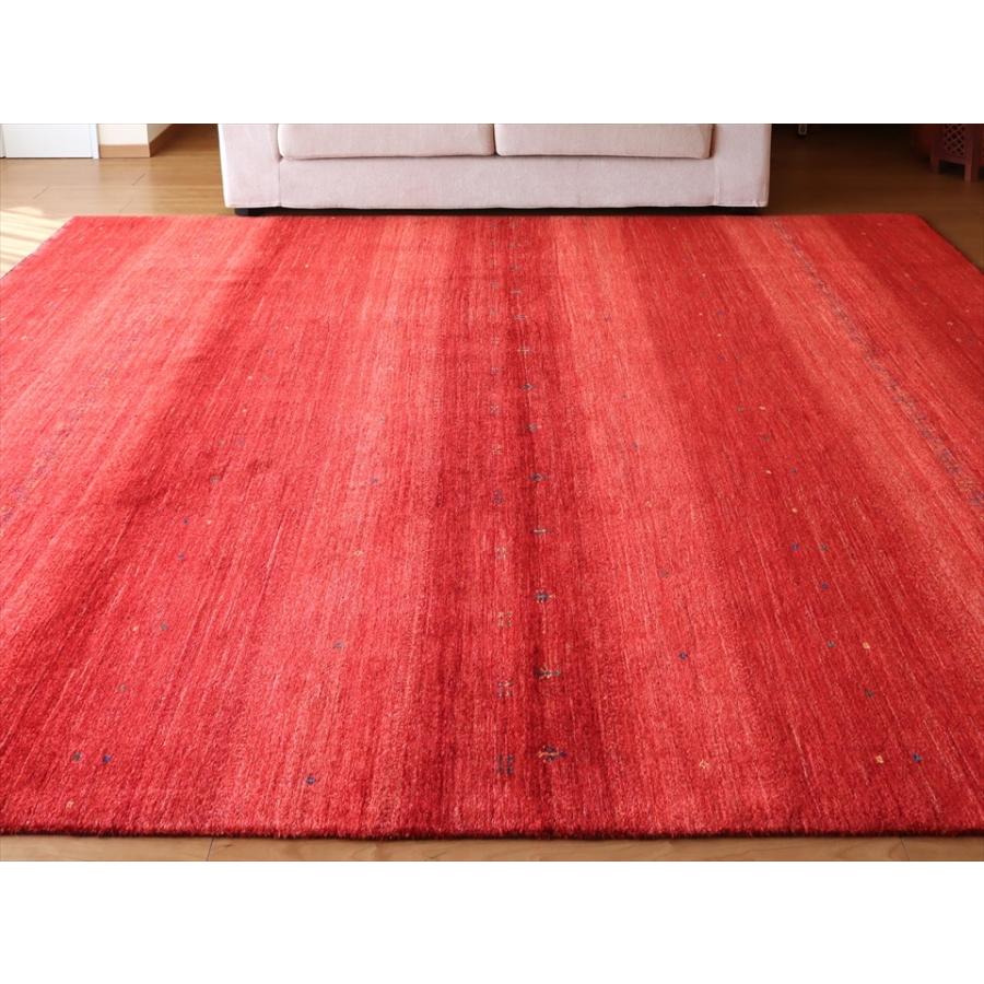 ギャッベ　ギャベ　ロリアタシュ LoriAtash 298x217cm 最高級の細かな織り 大型ルームサイズ レッド ストライプ | ブランド登録なし | 08
