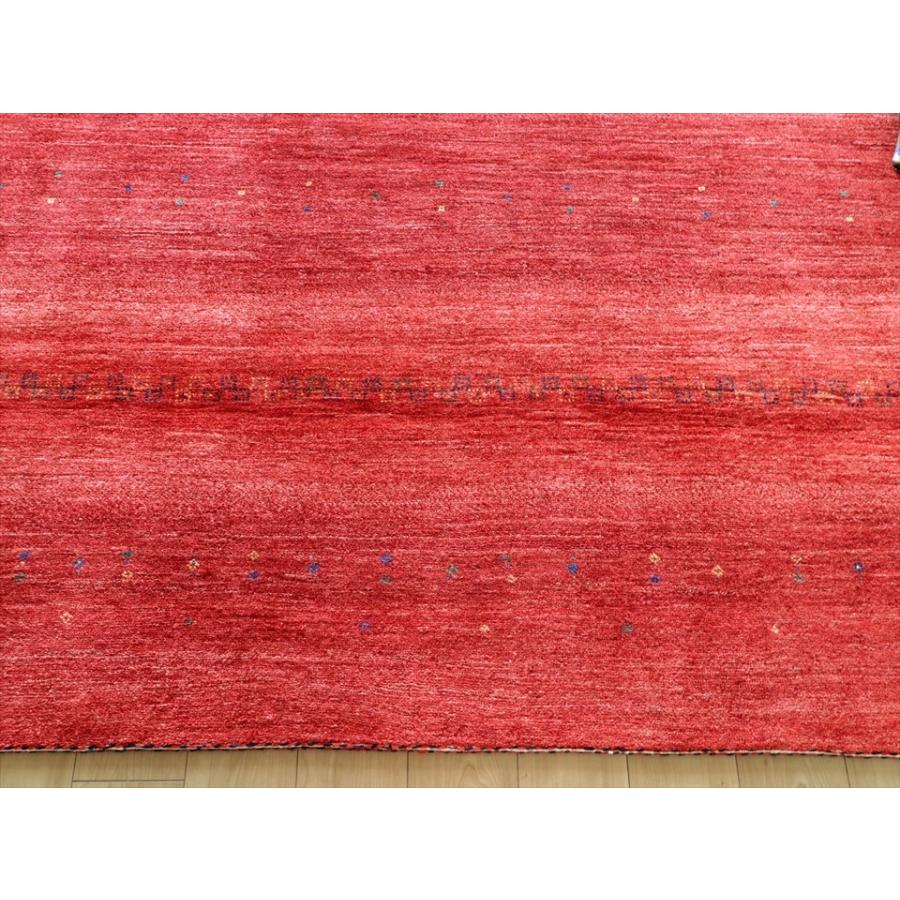 ギャッベ　ギャベ　ロリアタシュ LoriAtash 298x217cm 最高級の細かな織り 大型ルームサイズ レッド ストライプ | ブランド登録なし | 09