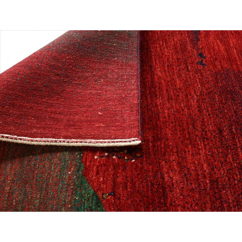ギャッベ 手織り ラグ ノウバフト 116x78cm レッド/風景　ランドスケープ | ブランド登録なし | 07