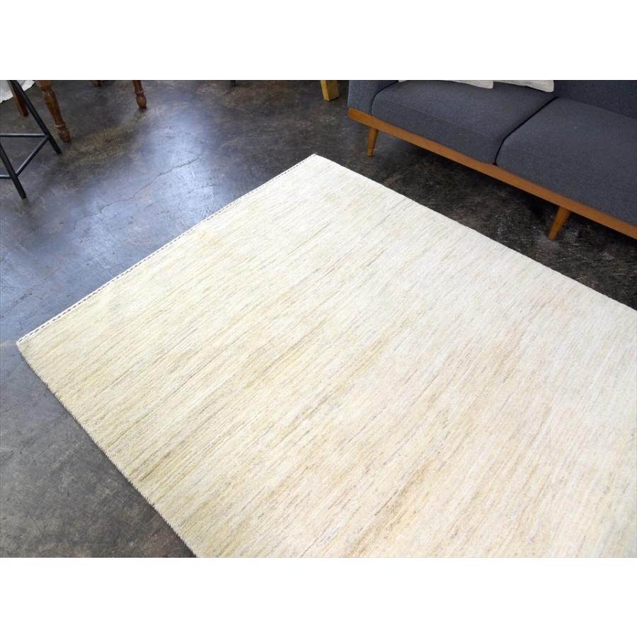 ギャッベ イラン直輸入 バナフシェ　リビングサイズ 206x154cm ナチュラルアイボリー/グラデーション | ブランド登録なし | 02