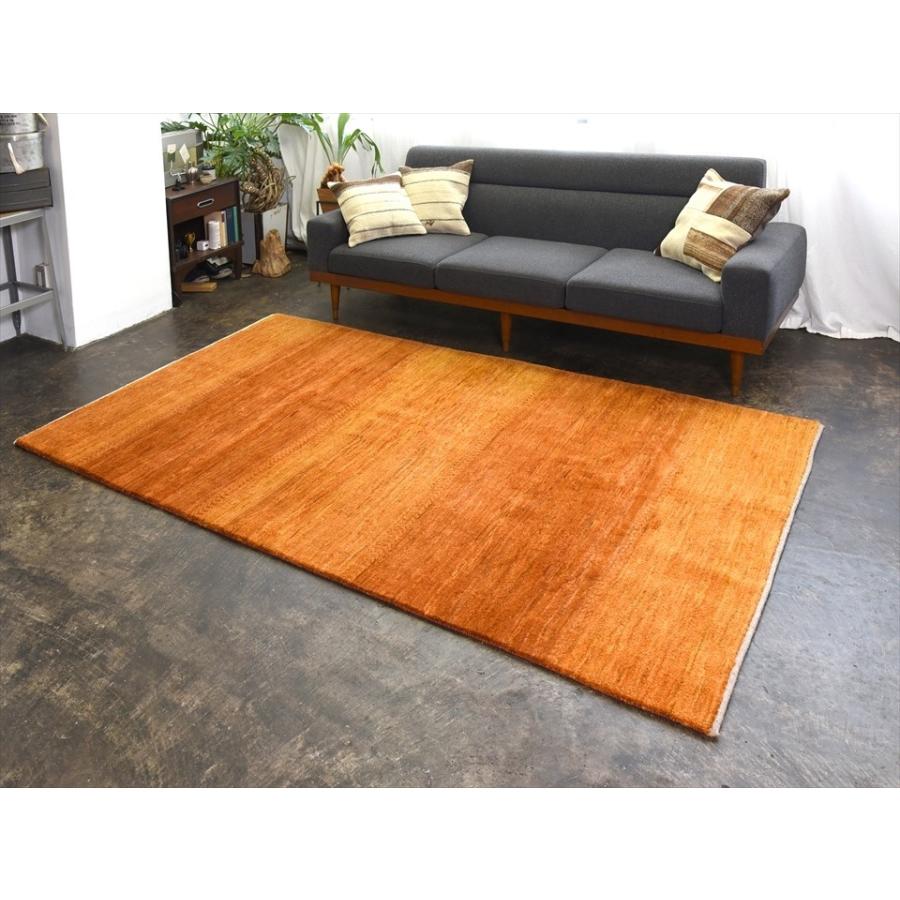 ギャッベ イラン直輸入 ノマド　リビングサイズ240x143cm イエロー/グラデーション | ブランド登録なし | 01