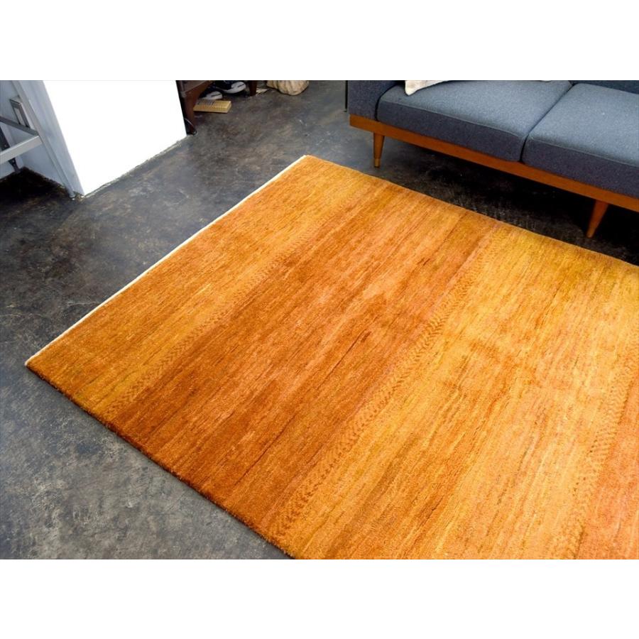 ギャッベ イラン直輸入 ノマド　リビングサイズ240x143cm イエロー/グラデーション | ブランド登録なし | 02