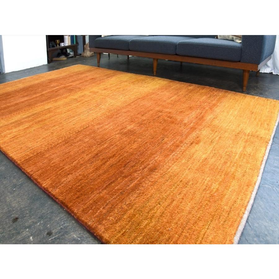 ギャッベ イラン直輸入 ノマド　リビングサイズ240x143cm イエロー/グラデーション | ブランド登録なし | 06