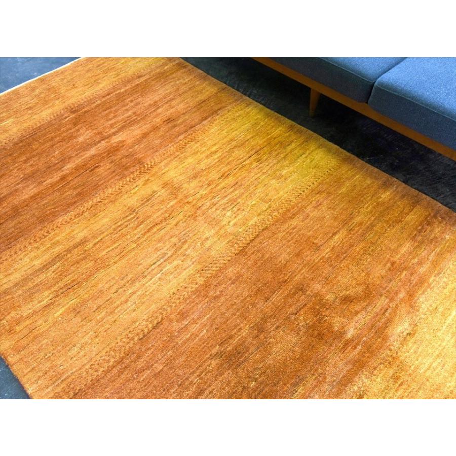 ギャッベ イラン直輸入 ノマド　リビングサイズ240x143cm イエロー/グラデーション | ブランド登録なし | 07