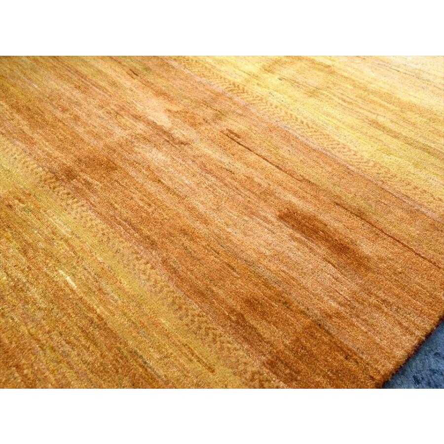 ギャッベ イラン直輸入 ノマド　リビングサイズ240x143cm イエロー/グラデーション | ブランド登録なし | 08