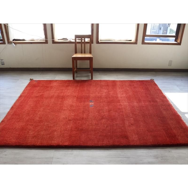 ギャッベ　Gabbeh　手織りラグ　リビングサイズ 233x171cm レッド 動物と植物のモチーフ | ブランド登録なし | 10
