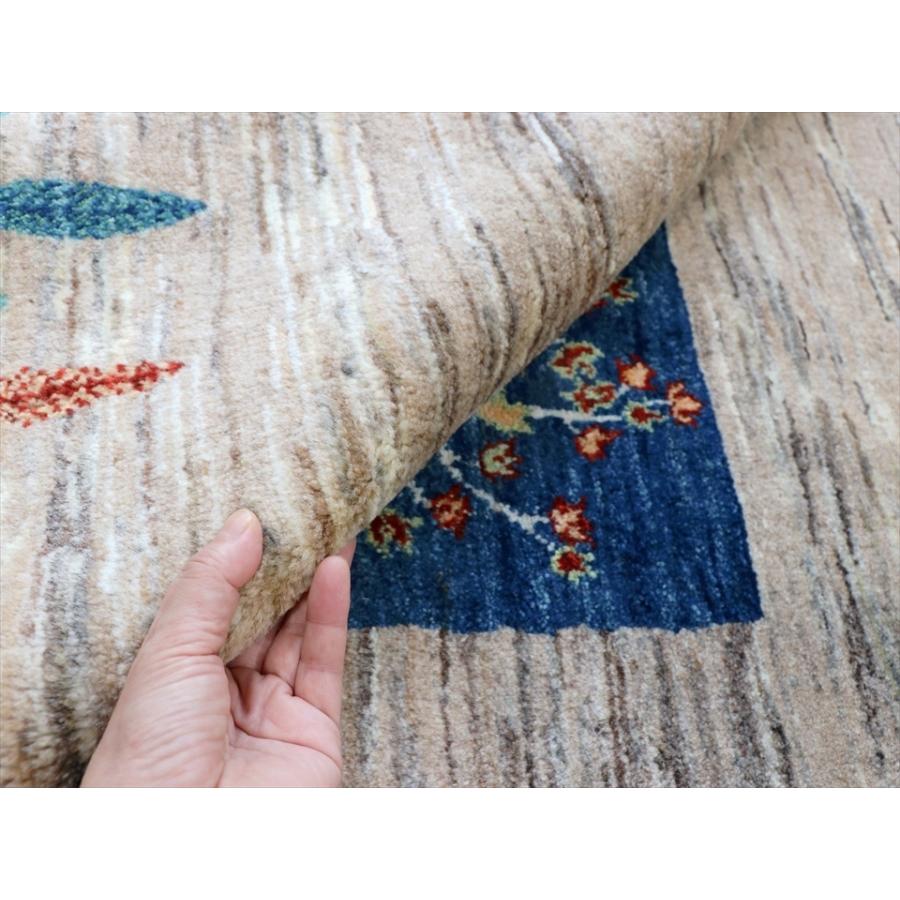 ギャッベ　リズバフト　細かな織り　リビングサイズ 220x153cm ナチュラルベージュ　自然風景　ランドスケープ | ブランド登録なし | 09