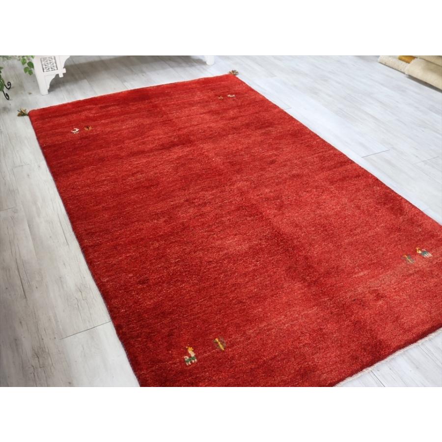 ギャベ　Gabbeh　ふかふかな織り　リビングサイズ243x157cm レッド　動物と植物モチーフ | ブランド登録なし | 03