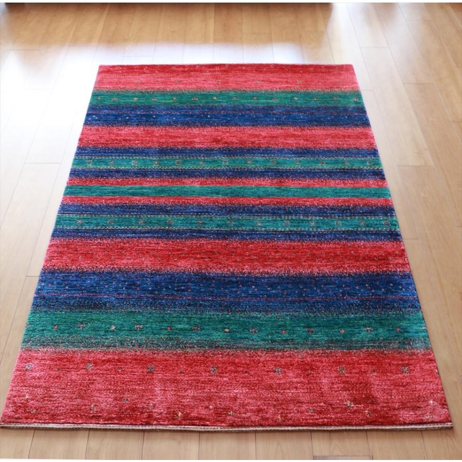 ロリ アタシュ　ギャッベ Lori Atash 178x118cm ３色ストライプモダンデザイン | ブランド登録なし