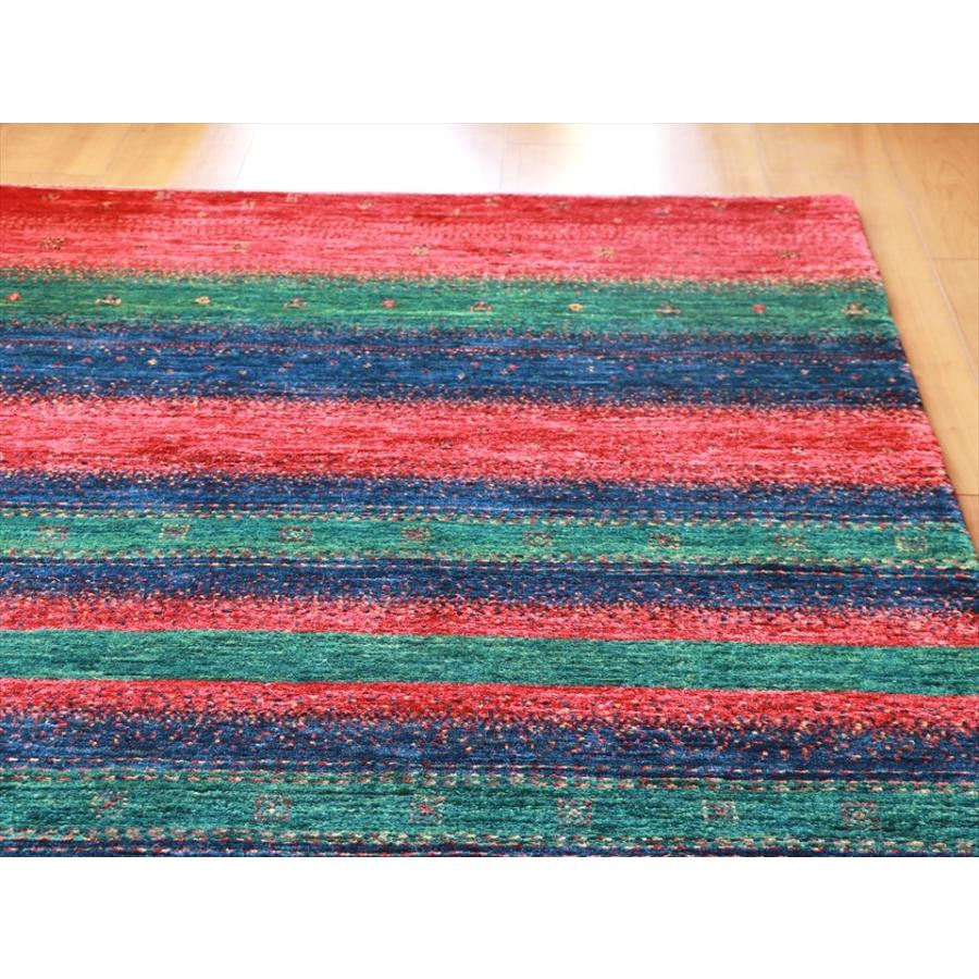 ロリ アタシュ　ギャッベ Lori Atash 178x118cm ３色ストライプモダンデザイン | ブランド登録なし | 04