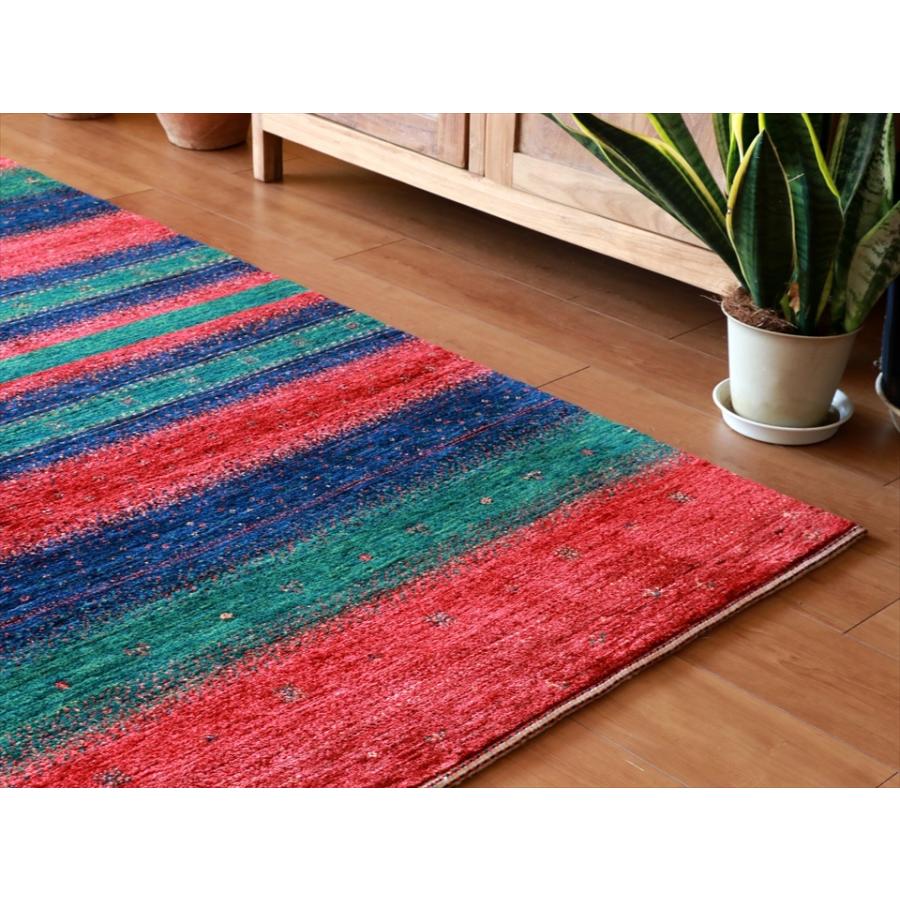 ロリ アタシュ　ギャッベ Lori Atash 178x118cm ３色ストライプモダンデザイン | ブランド登録なし | 05