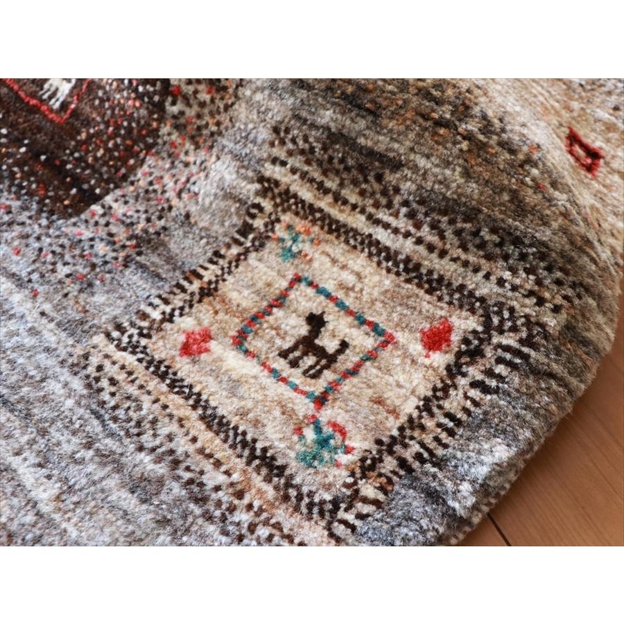 ギャッベ Gabbeh, Nowbaft 生命の樹 237x172cm モノトーン 複雑な