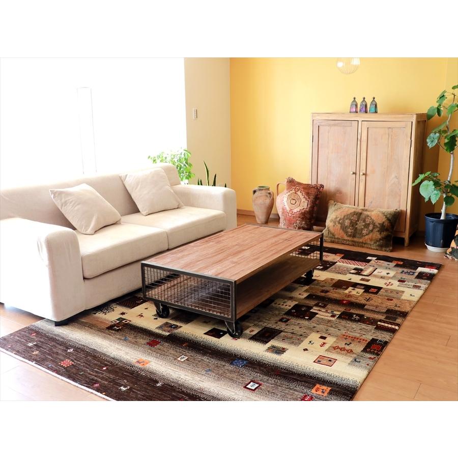 Gabbeh Nowbaft　ギャッベ/ノウバフト 274x185cm モノトーンのモザイクタイル | ブランド登録なし | 06
