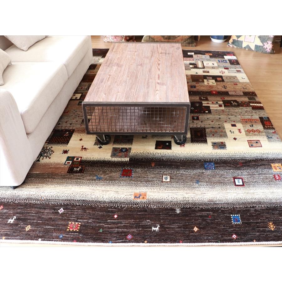 Gabbeh Nowbaft　ギャッベ/ノウバフト 274x185cm モノトーンのモザイクタイル | ブランド登録なし | 09