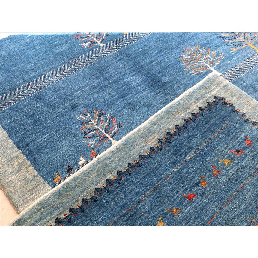 ギャッベ　アマレ Amaleh 237x171cm 樹々と振り返る山羊 | ブランド登録なし | 12