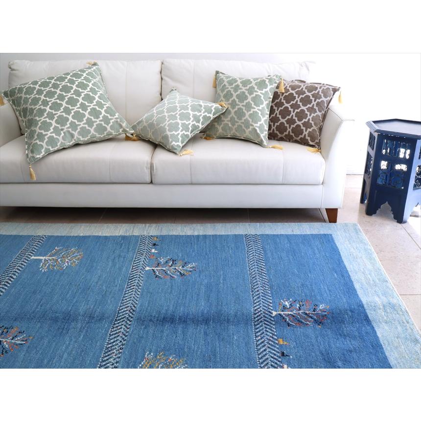 ギャッベ　アマレ Amaleh 237x171cm 樹々と振り返る山羊 | ブランド登録なし | 05