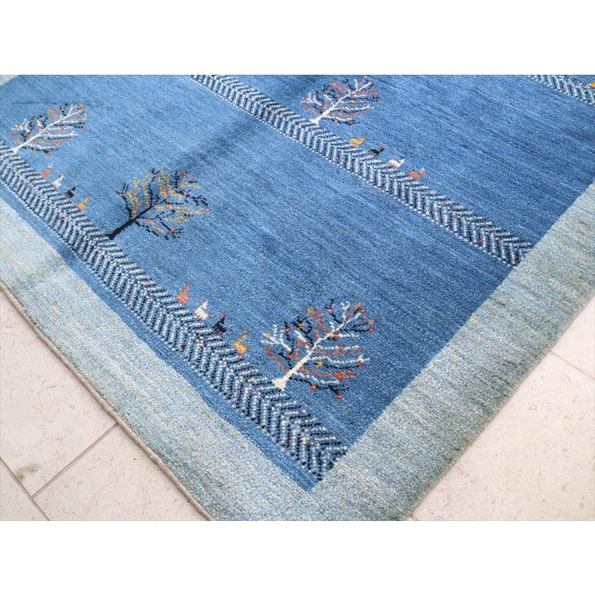 ギャッベ　アマレ Amaleh 237x171cm 樹々と振り返る山羊 | ブランド登録なし | 06