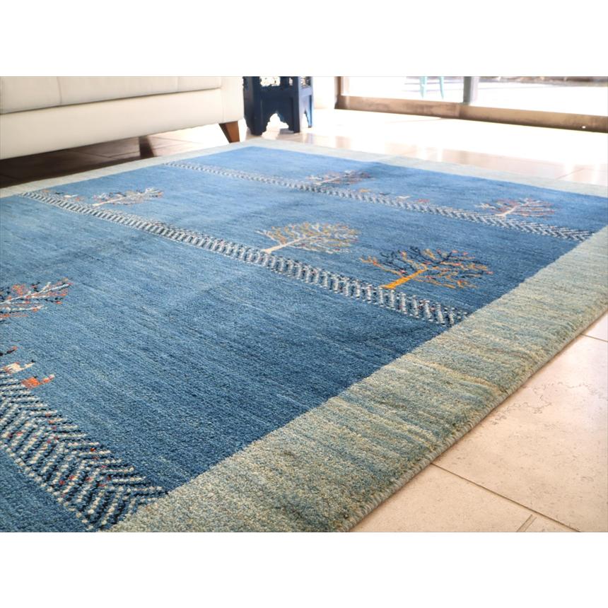 ギャッベ　アマレ Amaleh 237x171cm 樹々と振り返る山羊 | ブランド登録なし | 07